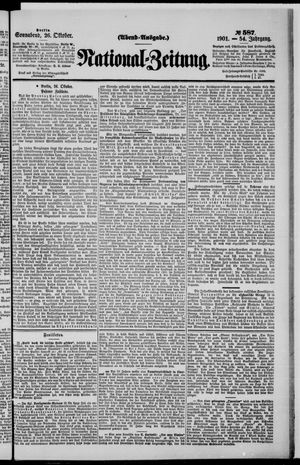 National-Zeitung vom 26.10.1901