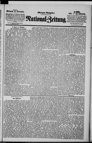 National-Zeitung vom 27.11.1901