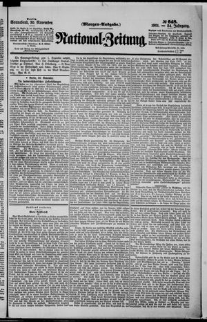 National-Zeitung vom 30.11.1901