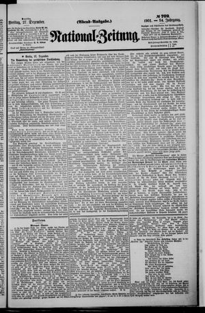 National-Zeitung vom 27.12.1901