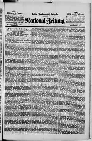 National-Zeitung vom 08.01.1902
