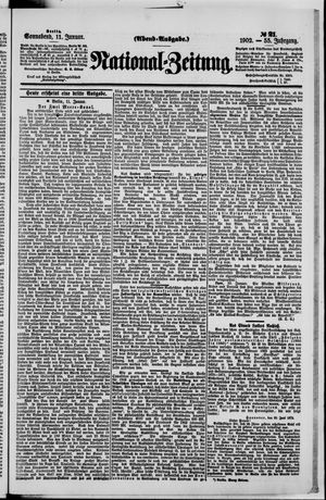 National-Zeitung vom 11.01.1902