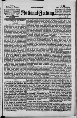 Nationalzeitung vom 24.01.1902