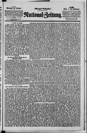 Nationalzeitung vom 26.01.1902