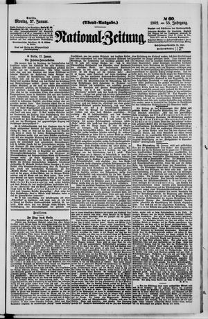 Nationalzeitung vom 27.01.1902