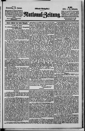 Nationalzeitung vom 30.01.1902