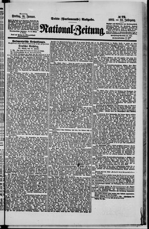 Nationalzeitung vom 31.01.1902
