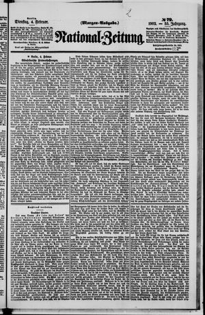 Nationalzeitung vom 04.02.1902