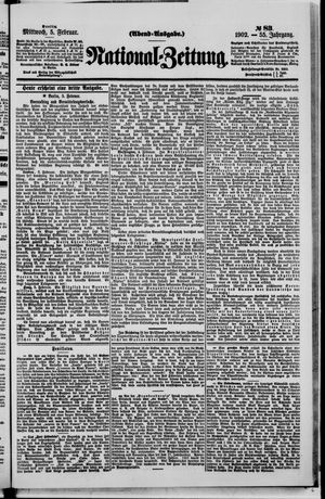 Nationalzeitung vom 05.02.1902