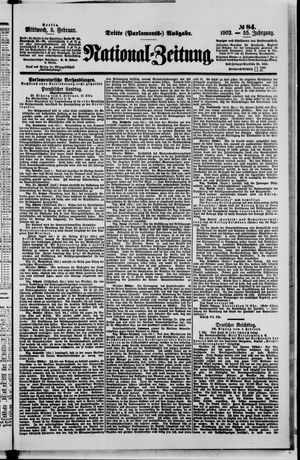 Nationalzeitung vom 05.02.1902