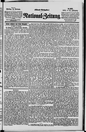 Nationalzeitung vom 14.02.1902