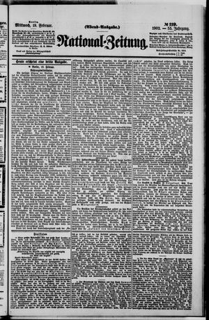 Nationalzeitung vom 19.02.1902