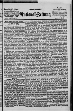 Nationalzeitung vom 27.02.1902