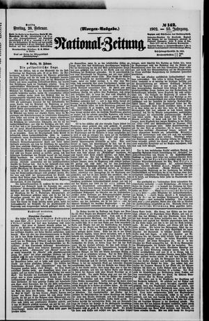 Nationalzeitung vom 28.02.1902
