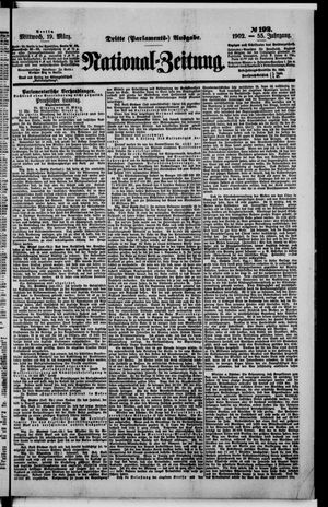 Nationalzeitung vom 19.03.1902