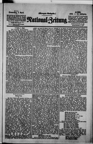 Nationalzeitung vom 03.04.1902