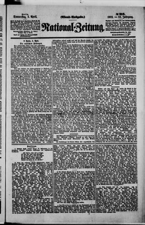 Nationalzeitung vom 03.04.1902