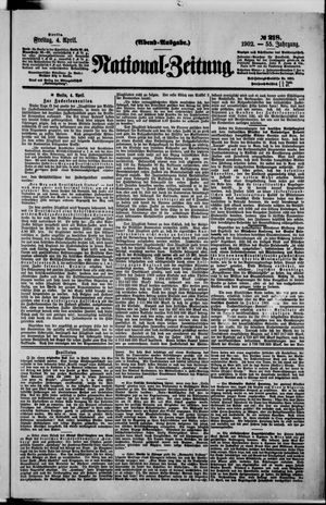 Nationalzeitung vom 04.04.1902