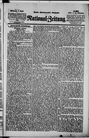 Nationalzeitung vom 09.04.1902
