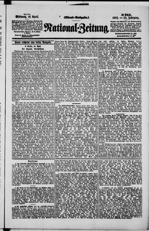Nationalzeitung vom 16.04.1902