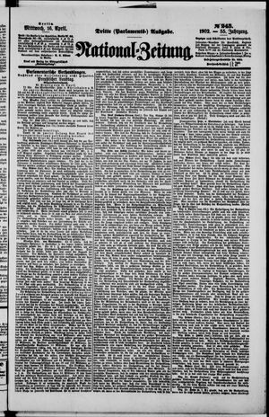 Nationalzeitung vom 16.04.1902