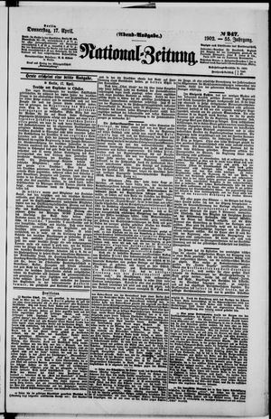 Nationalzeitung vom 17.04.1902