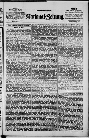 Nationalzeitung vom 21.04.1902