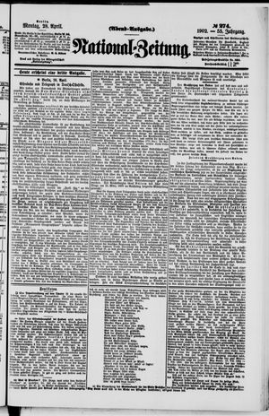 National-Zeitung on Apr 28, 1902