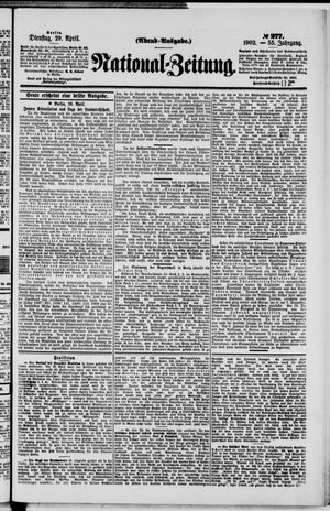 Nationalzeitung vom 29.04.1902