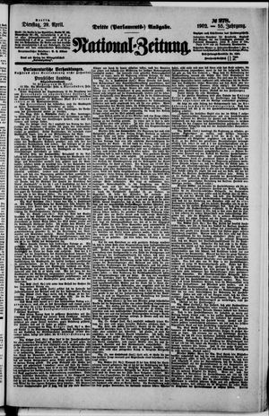 Nationalzeitung vom 29.04.1902
