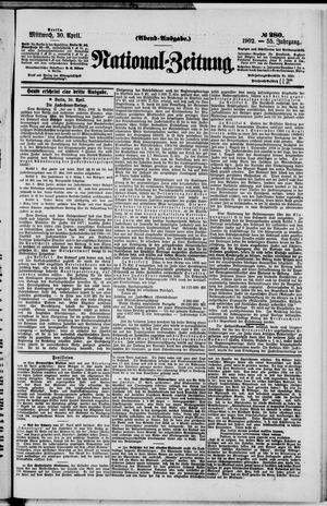 National-Zeitung vom 30.04.1902