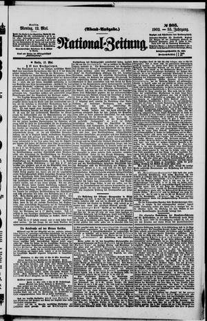 Nationalzeitung vom 12.05.1902