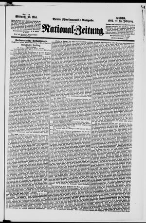Nationalzeitung vom 28.05.1902