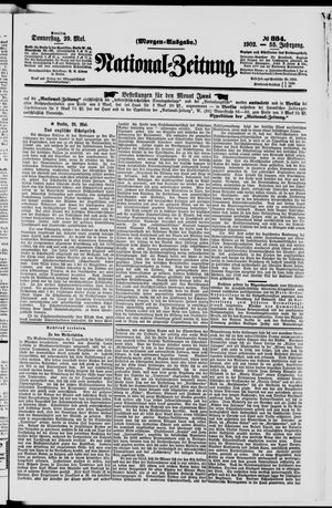 Nationalzeitung vom 29.05.1902