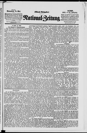 Nationalzeitung vom 31.05.1902