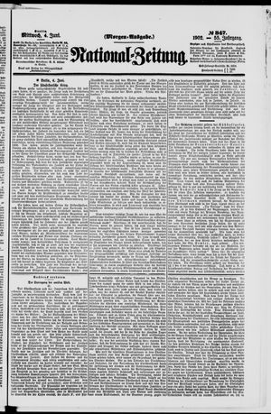 Nationalzeitung vom 04.06.1902