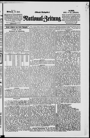 Nationalzeitung vom 18.06.1902