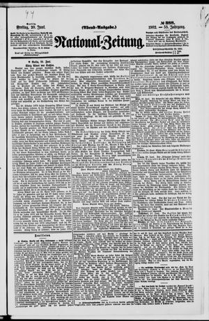 Nationalzeitung vom 20.06.1902