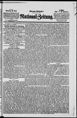 Nationalzeitung vom 22.06.1902