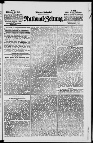 Nationalzeitung vom 25.06.1902