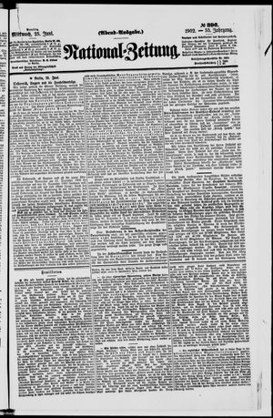 Nationalzeitung vom 25.06.1902