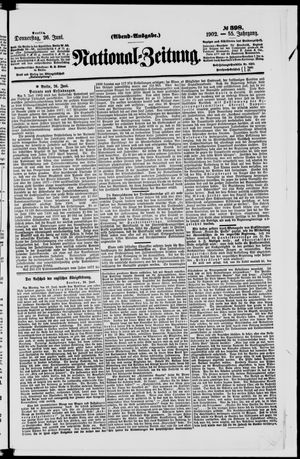 Nationalzeitung vom 26.06.1902