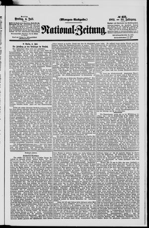 Nationalzeitung vom 04.07.1902