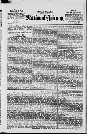 Nationalzeitung vom 05.07.1902