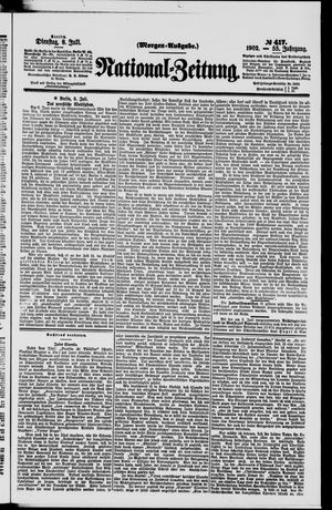 Nationalzeitung vom 08.07.1902