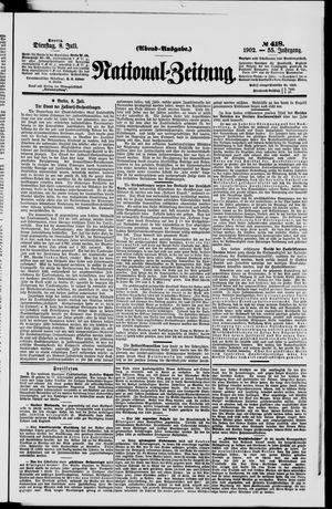 Nationalzeitung vom 08.07.1902