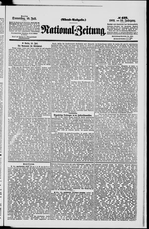 Nationalzeitung vom 10.07.1902