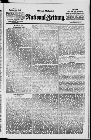 Nationalzeitung vom 11.07.1902