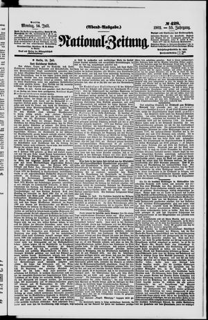 Nationalzeitung vom 14.07.1902