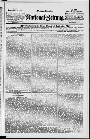 National-Zeitung on Jul 24, 1902